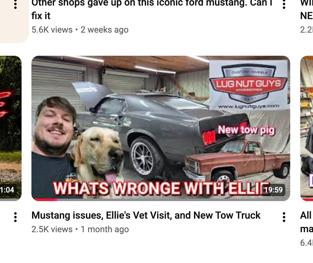 Lug Nut Guys YouTube Partner - Mr Gone in 60