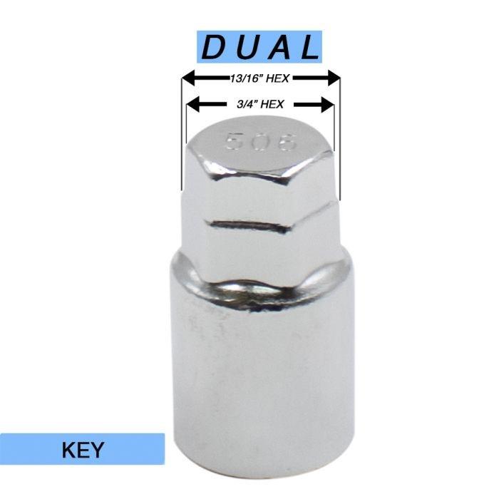 M12x1.5 4-Piece Open End Locking Lug Nut Set – 1/2-20 Bulge Acorn M12x1.5 4-Piece Open End Locking Lug Nut Set – 1/2-20 Bulge Acorn