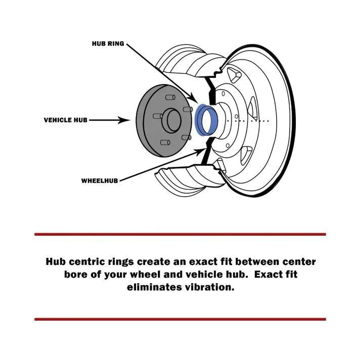 4 Hub Centric Rings 73.1mm to 65.1mm | Hubcentric Ring 73 - 65.1