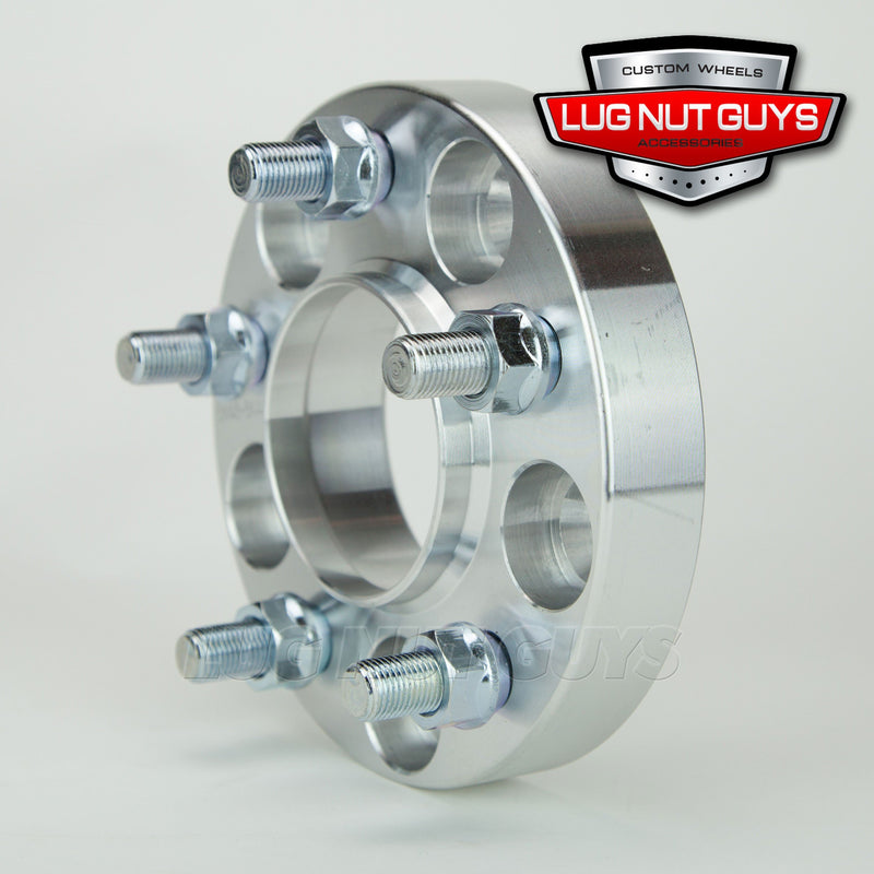 Wheel Spacers - 5x4.5 - 1.0" Thick 14x1.5 Studs 2015-2022 Mustang S550