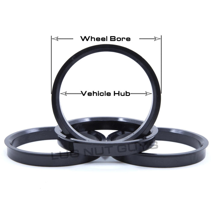 Hub Centric Rings 72.6mm to 66.9mm Set of 4