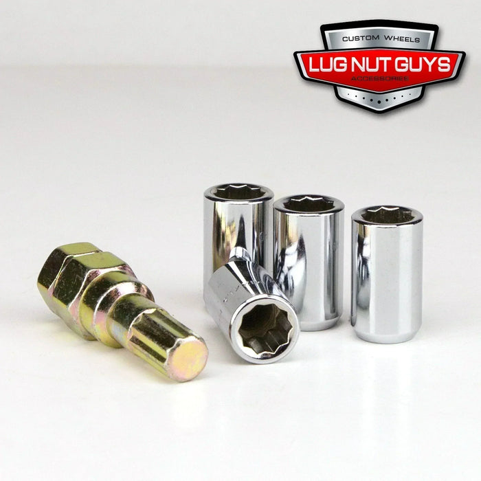 Wheel Locks 1/2-20 Tuner Acorn Socket Style Locking Lug Nuts