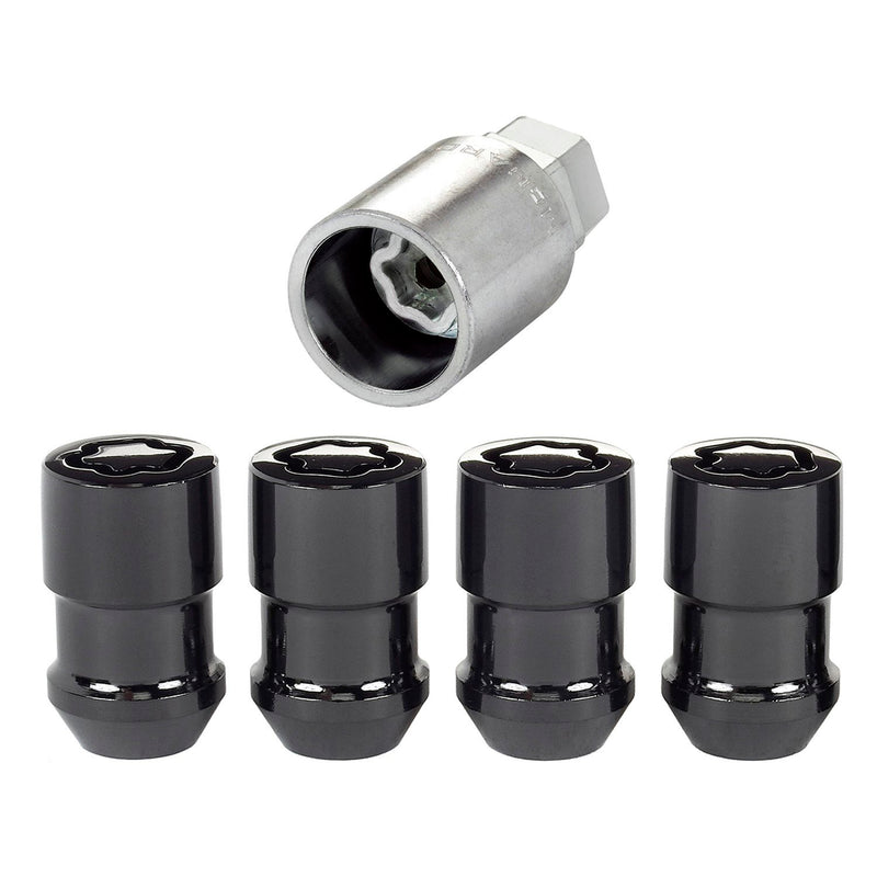McGard 24026 Locking Lug Nuts Black 12x1.5 Dual Hex 19mm & 21mm 24026