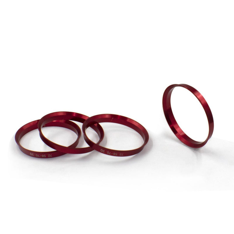 Hub Centric Rings 72.6mm to 66.9mm - Aluminum - Set of 4
