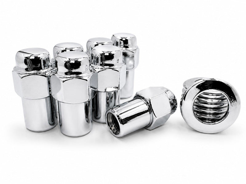 Standard Mag Lug Nut 7/16-20 Round Top .75" Shank, Cragar Center Washer