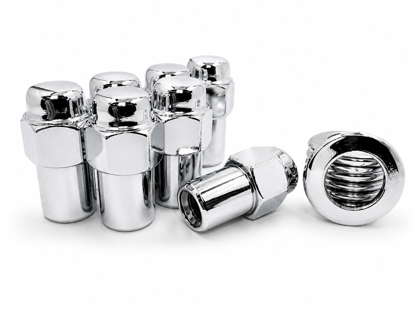 まぐ 12点 Standard Mag Lug Nut 12x1.25 Round Top .75