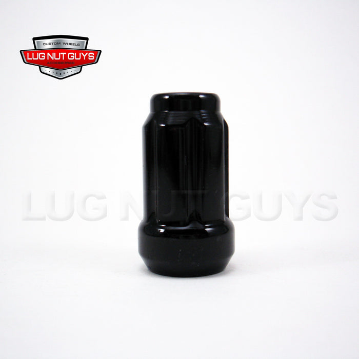 Spline Tuner Bulge Acorn Lug Nut 12x1.25 Black