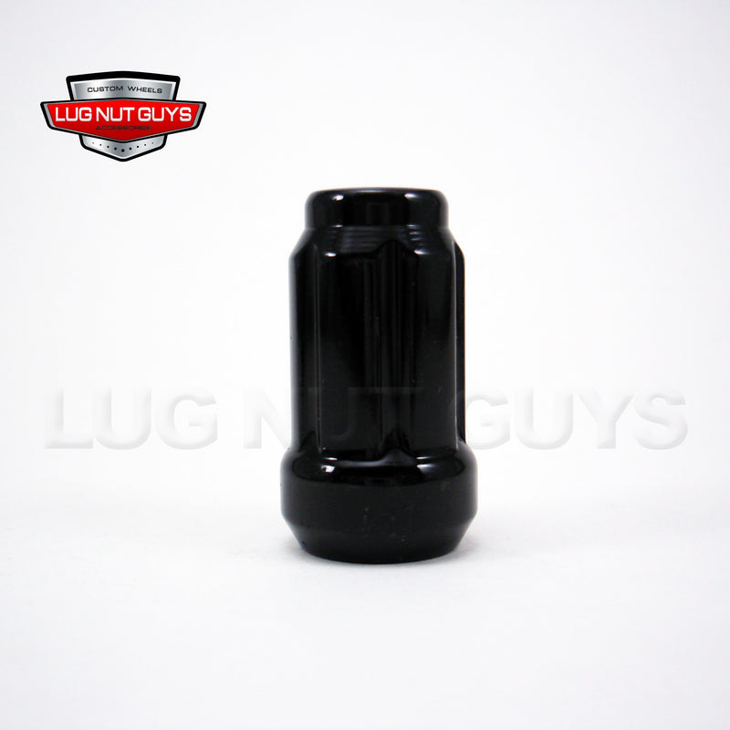 Spline Tuner Bulge Acorn Lug Nut 12x1.5 Black
