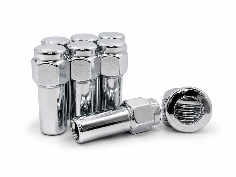 SST XL Mag Lug Nut 7/16-20 Flat Top 1.37" Shank, Cragar Center Washer