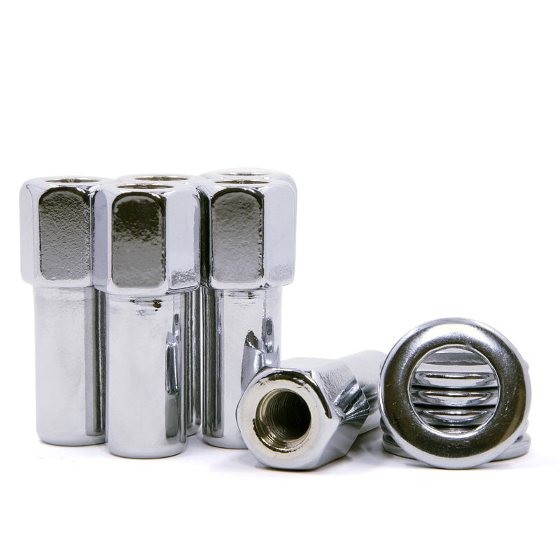 SST XL Mag Lug Nut 7/16-20 Open End 1.37" Shank, Cragar Center Washer