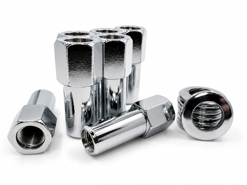 SST XL Mag Lug Nut 12x1.5 Open End 1.37" Shank, Cragar Center Washer