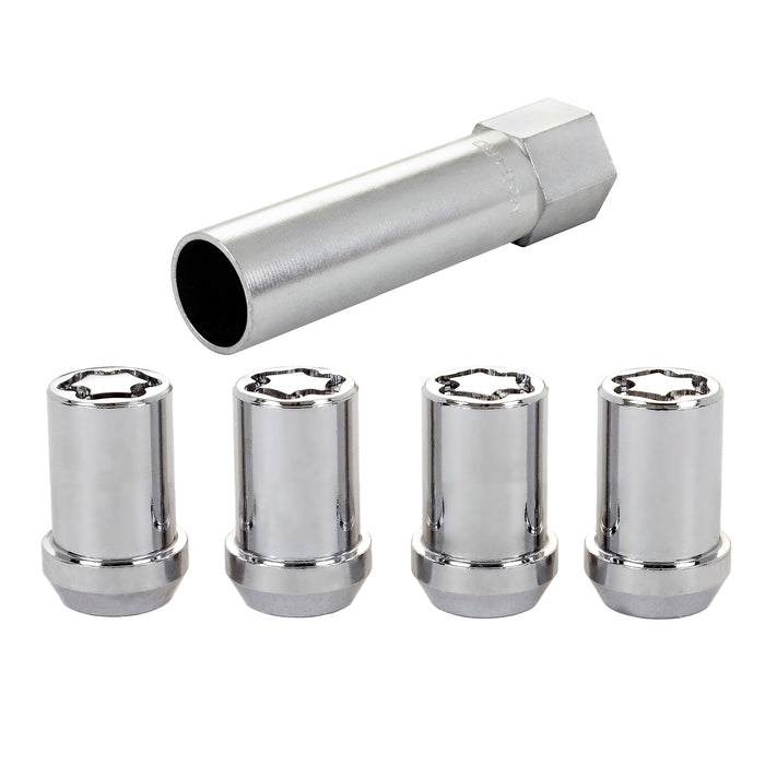 McGard Tuner Locking Lug Nuts Chrome 12x1.5 13/16" Hex 25257