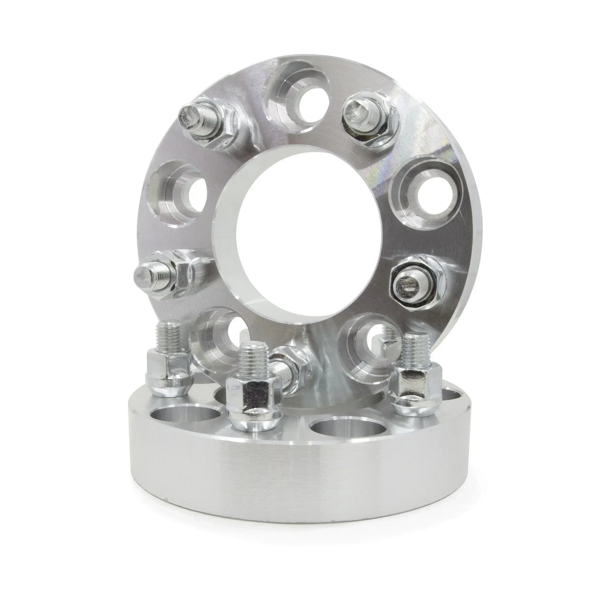 EZMachineTools 1/2-Inch Wheel Spacers – 5 & 6 Lug, 5.5-Inch Pattern (2-Pack)