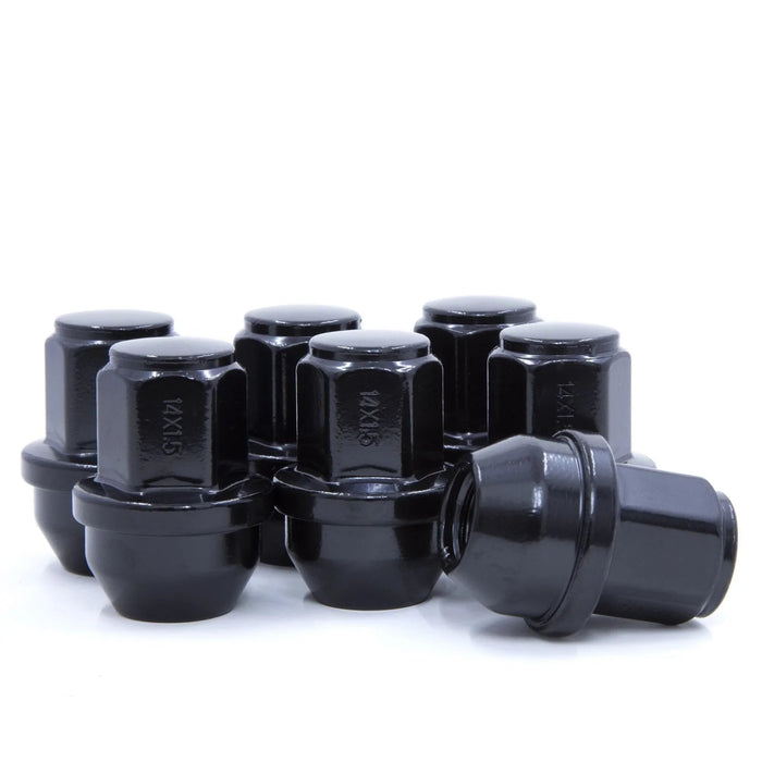 24 Lug Nuts 14x1.5 Black Replacement Lugs fits Ford 2015-2024 F150 & Expedition