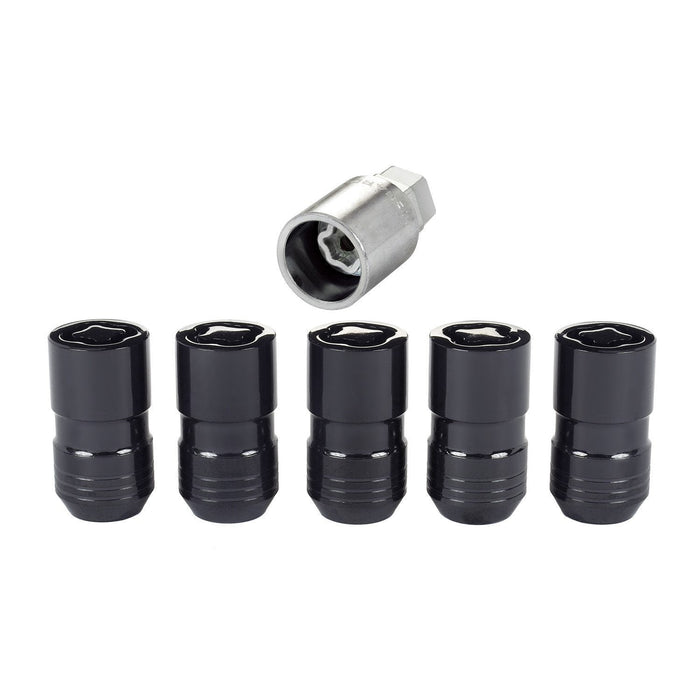 McGard Locking Lug Nuts Black 14x1.5 13/16" & 22mm Hex fits Jeep JL