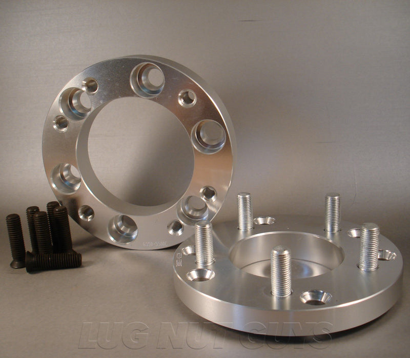 For Chevy 6x5.5 Convert 5x4.5 Wheels (2) 2 Wheel Adapters 6 Lug to 5 Lug 14x1.5 For Chevy 6x5.5 Convert 5x4.5 Wheels (2) 2 Wheel Adapters 6 Lug to 5 Lug 14x1.5