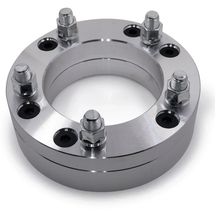 Wheel Adapter - Converts 6 Lug 6x5.5 to 5 Lug 5x5.5 - 2" Thick 1/2-20 Studs 108mm Hub