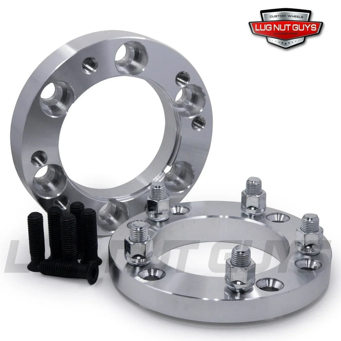 Wheel Adapter - Converts 6 Lug 6x5.5 to 5 Lug 5x5.5 - 2" Thick 14x1.5 Studs 108mm Hub