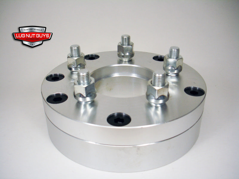 Wheel Adapters - Converts 4 Lug 4x4.25 to 5 Lug 5x4.5 - 2" Thick 12x1.5 Studs 72mm Hub