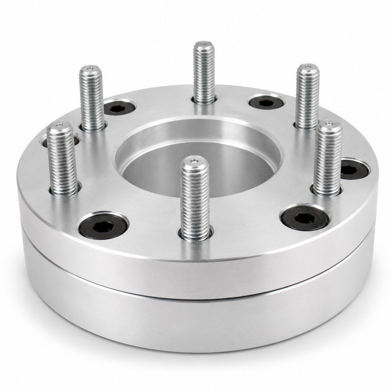 Wheel Adapter - Converts 5 Lug 5x135 to 6 Lug 6x5.5 - 2" Thick 12x1.5 Studs 87.1mm Hub