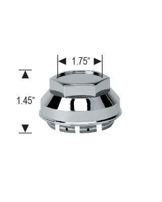 4 Center Caps for American Racing CP200 200S Chrome Snap In 2.5" Bore