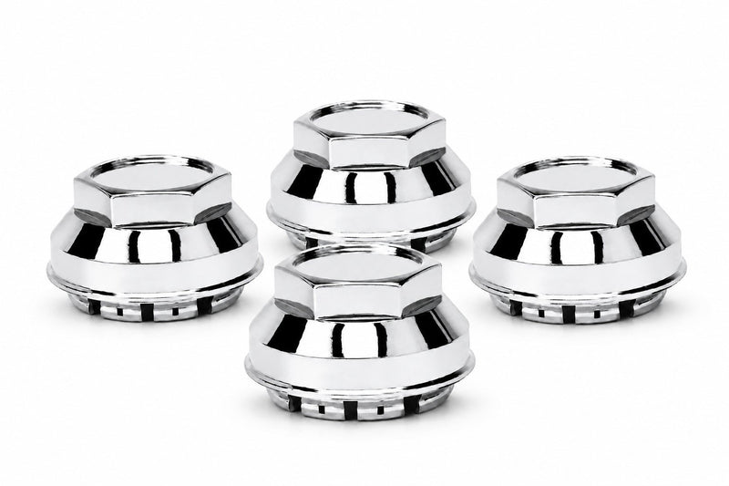 4 Center Caps for American Racing CP200 200S Chrome Snap In 2.5" Bore