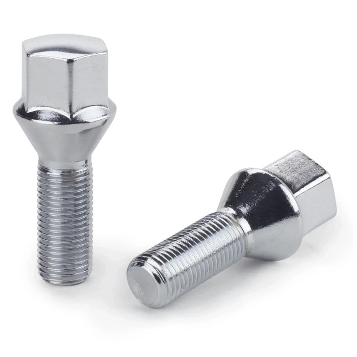 Lug Bolts 12x1.5 Chrome Conical Stud Bolt 28mm Shank