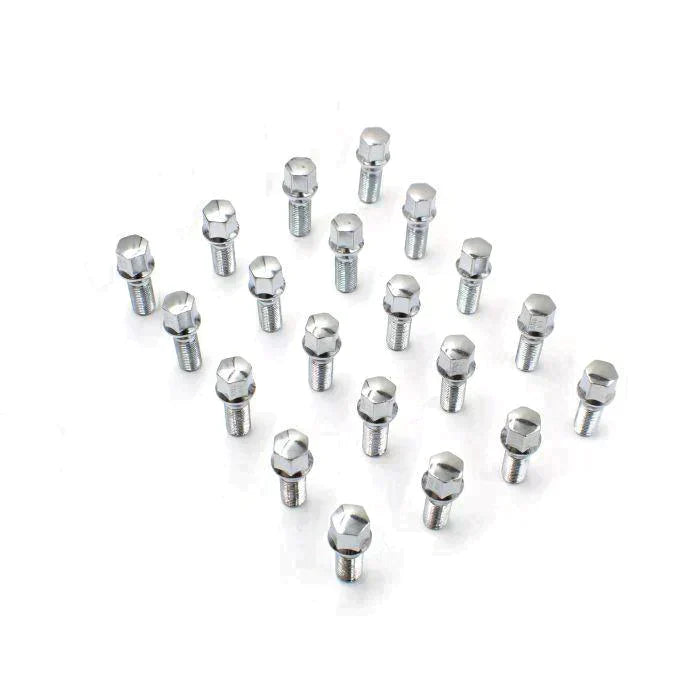 Lug Bolts 14x1.25 Chrome Conical Stud Bolt 28mm Shank