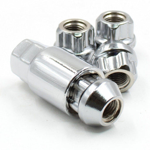 24x Chrome 7/16-20 Conical Lug Nuts For Vintage Chevy Blazer Jimmy C10 K10 Suburban