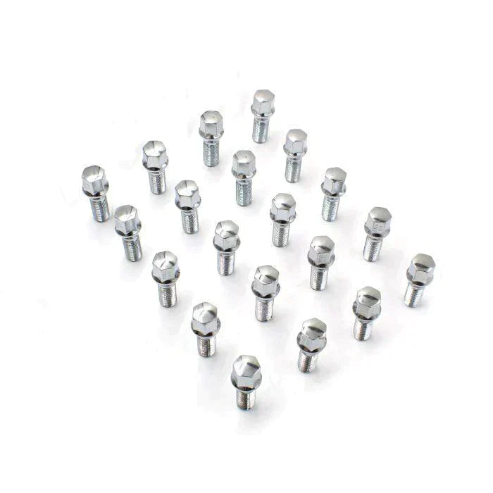 Lug Bolts 12x1.5 Chrome Conical Stud Bolt 28mm Shank