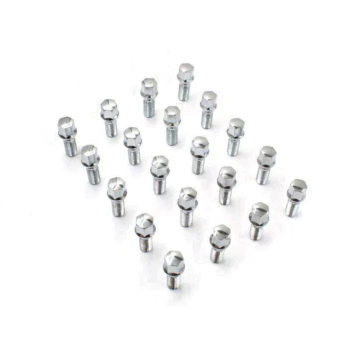 Lug Bolts 12x1.25 Chrome Conical Stud Bolt 24mm Shank