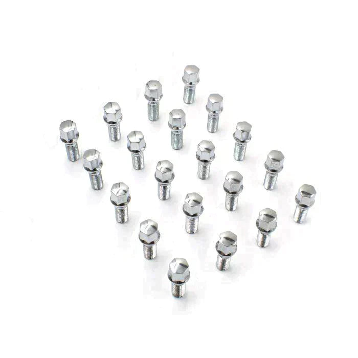 Lug Bolts 14x1.5 Chrome Conical Stud Bolt 33mm Shank