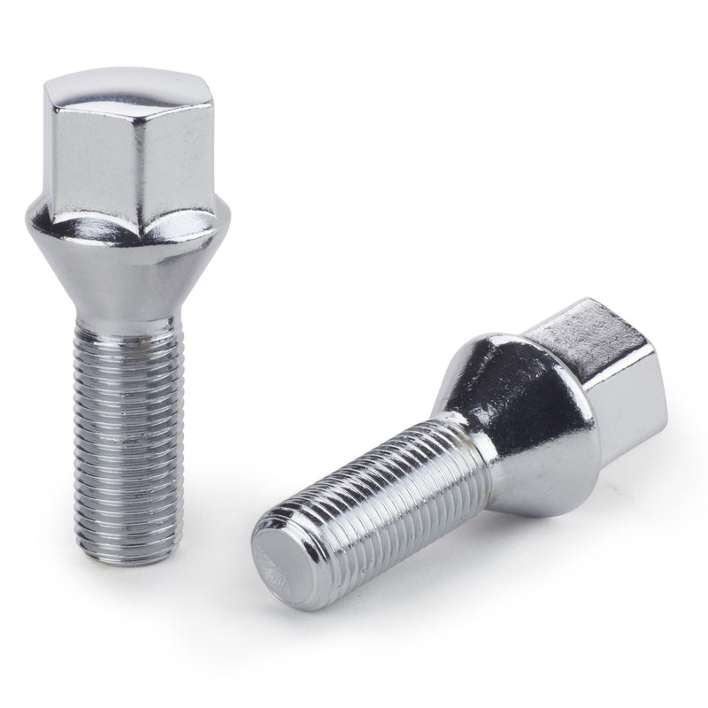 Lug Bolts 14x1.5 Chrome Conical Stud Bolt 40mm Shank