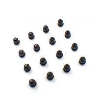 16 Black Bulge Acorn Lug Nuts 3/8 For ATV UTV SxS 17mm Hex