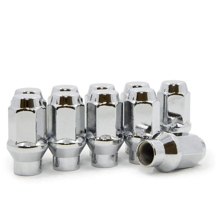 ET Style Bulge Acorn Lug Nuts 12x1.75 Chrome