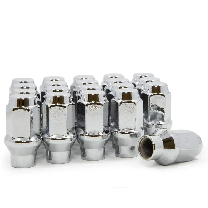 ET Style Bulge Acorn Lug Nuts 12x1.75 Chrome