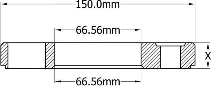 Wheel Spacers 5x112 15mm 66.6mm Hub Centric fits Mercedes