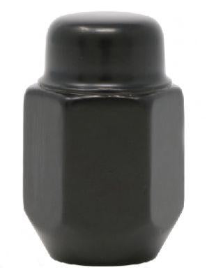 Standard Acorn Lug Nuts 1/2-20 Black 13/16" Hex