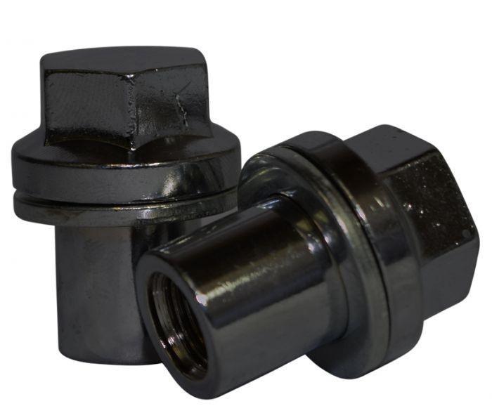 Lug Nuts - Black OE Style Replacement for Land Rover 14x1.5