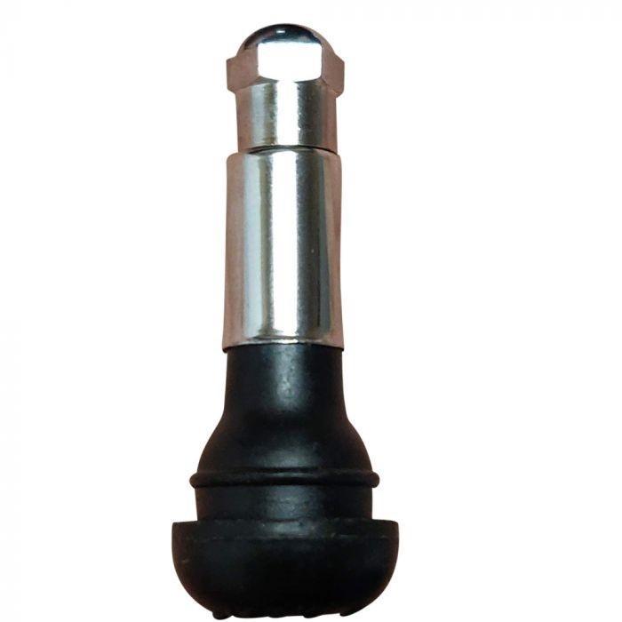 Valve Stem - Rubber TR414C Chrome Sleeve Tubeless Tire Valves