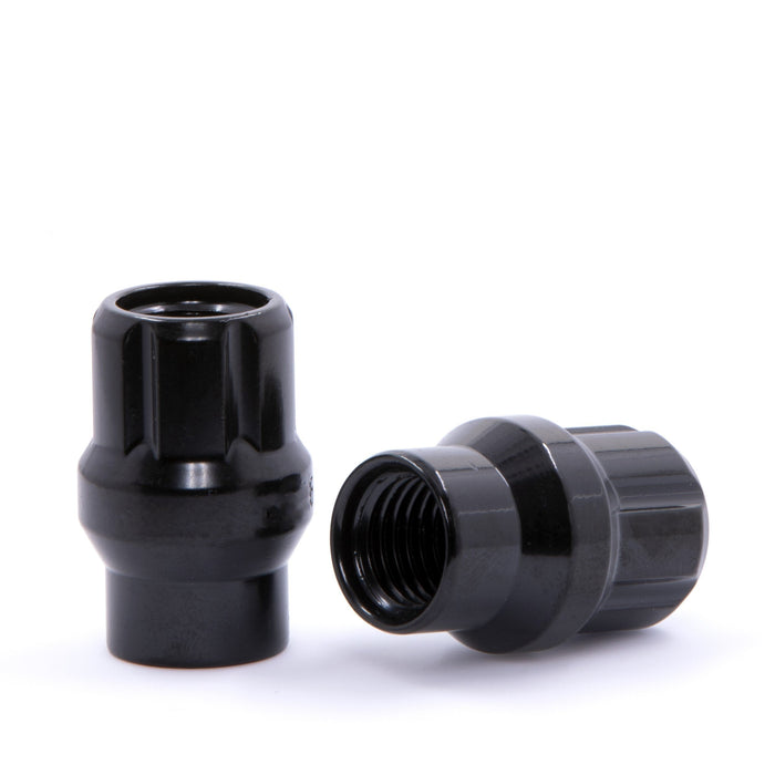 Spline ET Open End Bulge Acorn Lug Nut 12x1.25 Black