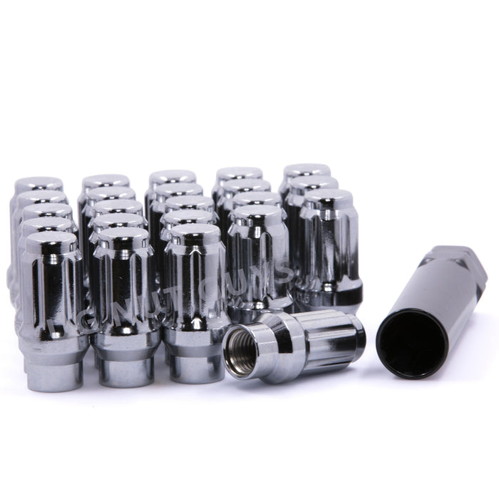 Spline ET Tuner Bulge Acorn Lug Nut 1/2-20 Chrome