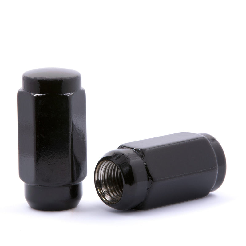 Lug Nuts Duplex Acorn 9/16-18 Black 7/8" Hex 1.9" Tall
