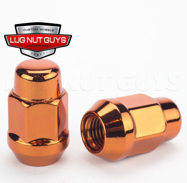 Bulge Acorn Lug Nut 12x1.5 Orange 3/4" Hex