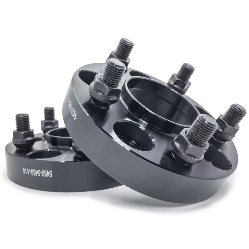 Wheel Spacers - 5x4.5 - 1.0" Thick 14x1.5 Studs 2015-2025 Mustang S550 S650