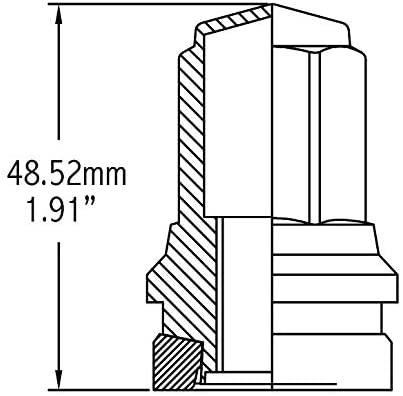32 Lug Nuts fits 2017-2025 Ford F250 F350 Super Duty Replaces HCPZ-1012-B