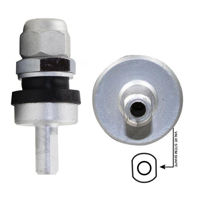 Inner Lip Valve Adapter with TPMS Mount - Set of 4