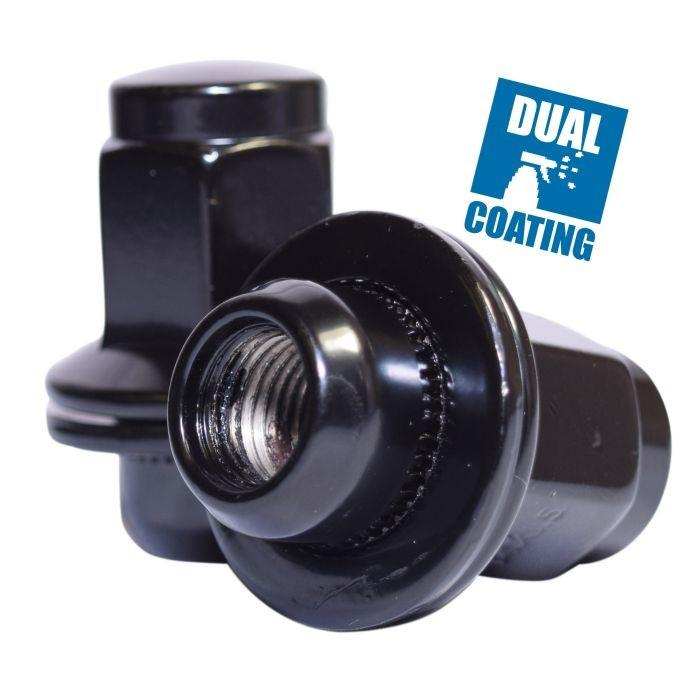 Factory Style Black Mag Lug Nuts For Toyota OE Alloy Wheels 14x1.5 1.83" Tall