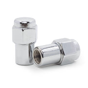 24 Chrome Lug Nuts – 12x1.25, .85" Shank, MAG Style – Fits Nissan Subaru Cragar SS/T