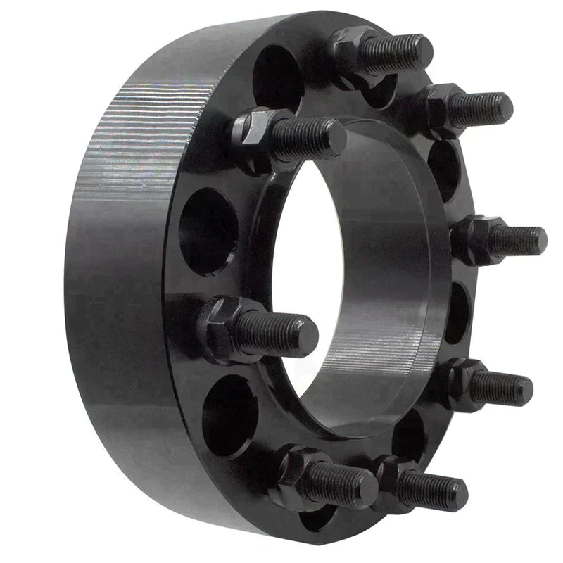 Wheel Adapters - Converts 8x6.5 to 8x170 Hub Centric Chevrolet to Ford - 2.0" Thick 14x1.5 Studs
